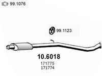 Toba esapament intermediara Citroen Berlingo 1.6 1998-