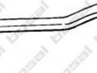 Toba esapament intermediara FORD FOCUS (DAW, DBW), FORD FOCUS Clipper (DNW), FORD FOCUS limuzina (DFW) - BOSAL 288-337