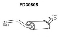 Toba esapament intermediara FORD FOCUS II Cabriolet VENEPORTE FD30805