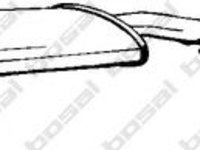 Toba esapament intermediara FORD ORION Mk III (GAL) (1990 - 1996) BOSAL 285-619