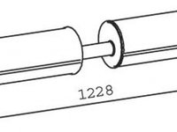 Toba esapament intermediara FORD TRANSIT caroserie FA DINEX 32328