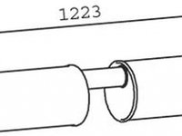 Toba esapament intermediara FORD TRANSIT caroserie FA DINEX 32332