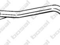 Toba esapament intermediara LAND ROVER FREELANDER Soft Top, LAND ROVER FREELANDER (LN) - BOSAL 286-071