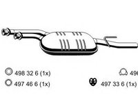 Toba esapament intermediara MERCEDES-BENZ E-CLASS limuzina (W210) - ERNST 362221