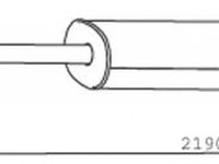 Toba esapament intermediara MERCEDES-BENZ SPRINTER 5-t platou sasiu 905 DINEX 56330