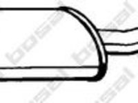 Toba esapament intermediara NISSAN NOTE (E11) (2006 - 2013) BOSAL 282-577 piesa NOUA