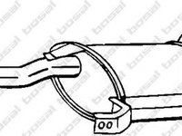 Toba esapament intermediara NISSAN TERRANO II (R20) (1992 - 2007) BOSAL 145-185