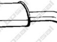 Toba esapament intermediara OPEL ASTRA G combi (F35_) (1998 - 2009) BOSAL 284-365