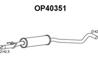 Toba esapament intermediara OPEL CORSA B 73 78 79 VENEPORTE OP40351