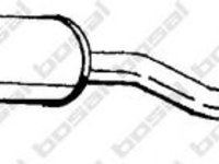 Toba esapament intermediara OPEL CORSA B (73_, 78_, 79_) (1993 - 2002) BOSAL 281-751