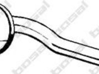 Toba esapament intermediara OPEL VECTRA A (86_, 87_) (1988 - 1995) BOSAL 279-567