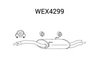 Toba esapament intermediara QWP WEX4299