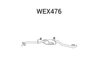 Toba esapament intermediara QWP WEX476