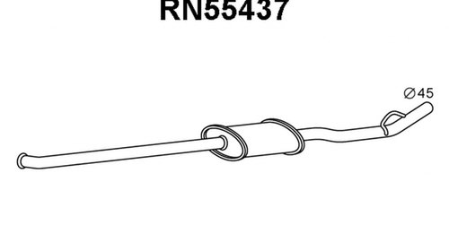 Toba esapament intermediara RENAULT KANGOO Ex