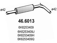 Toba esapament intermediara SEAT CORDOBA Vario (6K5) (1999 - 2002) ASSO 46.6013