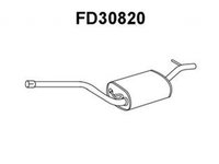 Toba esapament intermediara VOLVO S40 II MS VENEPORTE FD30820