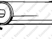 Toba esapament intermediara VW BORA combi (1J6) (1999 - 2005) QWP WEX9505