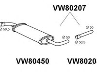 Toba esapament intermediara VW TRANSPORTER IV caroserie 70XA VENEPORTE VW80207