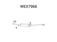 Toba esapament intermediara WEX7968 QWP pentru Vw Sharan Ford Galaxy Seat Alhambra