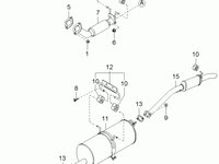 TOBA ESAPAMENT KIA K2500 MIJLOC -NOU