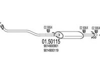 Toba esapament MERCEDES-BENZ SPRINTER 2-t bus 901 902 MTS 1.50115