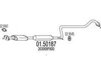 Toba esapament NISSAN PRIMERA P11 MTS 1.50187