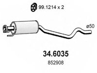 Toba esapament OPEL ASTRA F 56 57 ASSO 346035