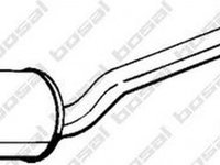 Toba esapament OPEL ASTRA F 56 57 BOSAL 281-389