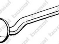 Toba esapament OPEL ASTRA F 56 57 BOSAL 281-449