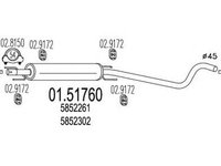 Toba esapament OPEL ASTRA G hatchback F48 F08 MTS 1.5176