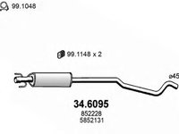 Toba esapament OPEL ASTRA H L48 ASSO 346095