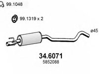 Toba esapament OPEL CORSA B 73 78 79 ASSO 346071