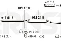 Toba esapament OPEL CORSA C F08 F68 ERNST 011150