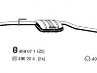 Toba esapament OPEL OMEGA B combi 21 22 23 ERNST 024266