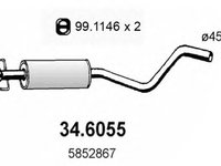 Toba esapament OPEL VECTRA B 36 ASSO 346055