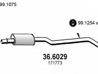 Toba esapament PEUGEOT 406 8B ASSO 366029