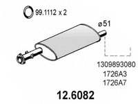 Toba esapament PEUGEOT BOXER caroserie 230L ASSO 126082