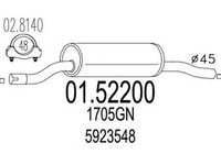 Toba esapament primara CITROEN C25 caroserie 280 290 MTS 1.522