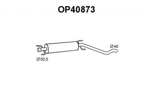 Toba esapament primara OPEL ASTRA J Sports To