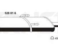 Toba esapament RENAULT ESPACE III JE0 ERNST 528016