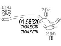 Toba esapament RENAULT LAGUNA I Grandtour K56 MTS 1.5652