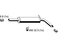 Toba esapament SEAT CORDOBA 6L2 ERNST 112284