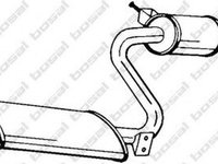 Toba esapament VOLVO S40 I VS BOSAL 284-155