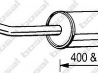 Toba esapament VW CRAFTER 30-35 bus 2E BOSAL 291-069