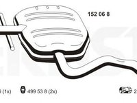 Toba esapament VW GOLF III 1H1 ERNST 152068