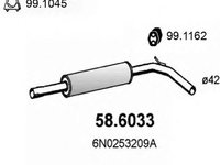 Toba esapament VW POLO 6N1 ASSO 586033