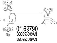 Toba finala mts pt vw passat(3b2 /3b6 /3b5) motorizari diesel