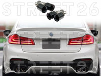 Tobe Ornamente compatibil cu BMW Seria 5 G30 G31 (2017-2023) Seria 6 G32 (2017-2023) 540i Design Negru