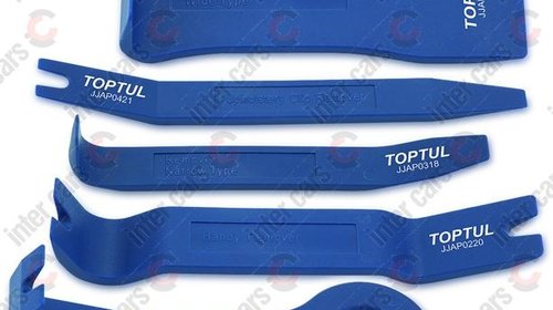 Toptul set 5 piese de lucru plastice