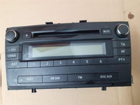 TOYOTA RADIO CD AVENSIS T27 2008 2009 2010 2011 2012 2013 EURO 5 86120-05141 JS6071G W53852 / 53854